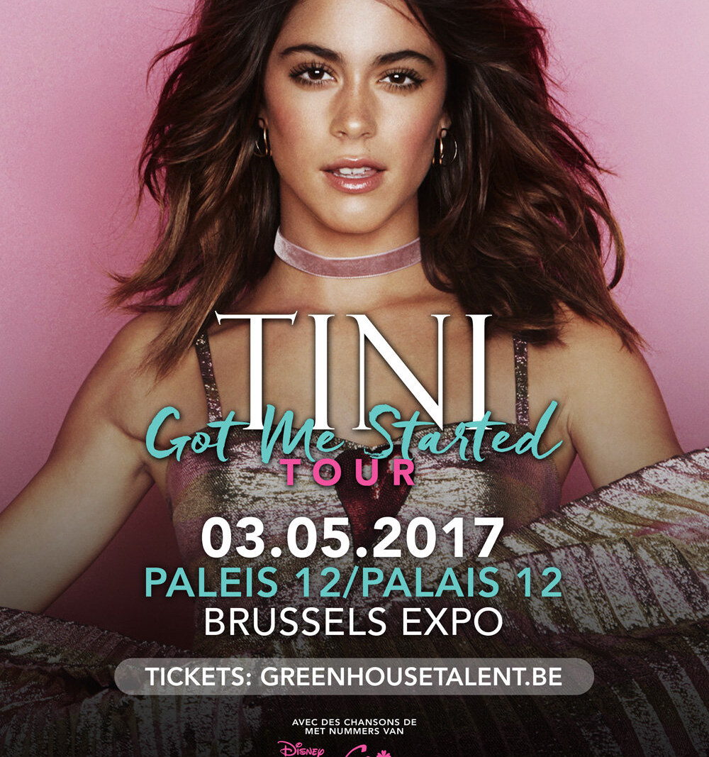 Nieuwe “Get me Started” show van Disney wereldster TINI komt naar Brussel in mei 2017