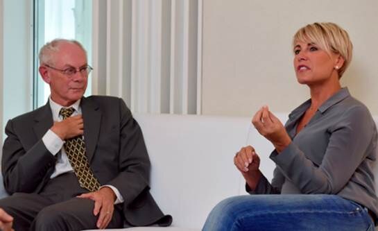 Dana Winner strikt Herman Van Rompuy voor samenwerking