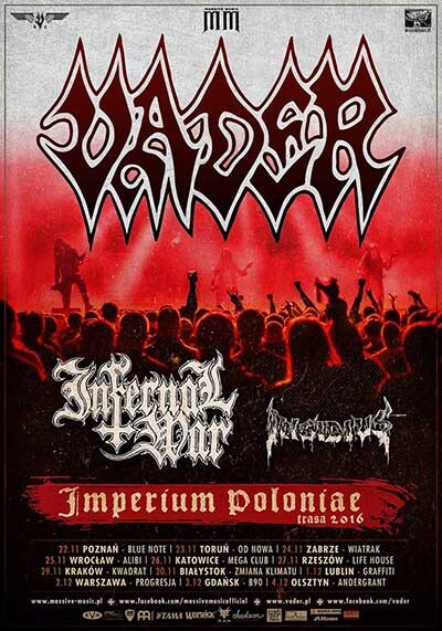 Infernal War announce Polish tour with Vader