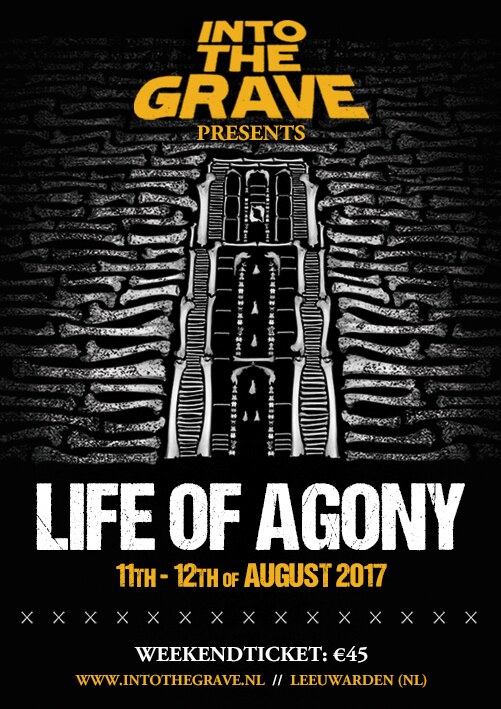 Life of Agony op Into the Grave 2017