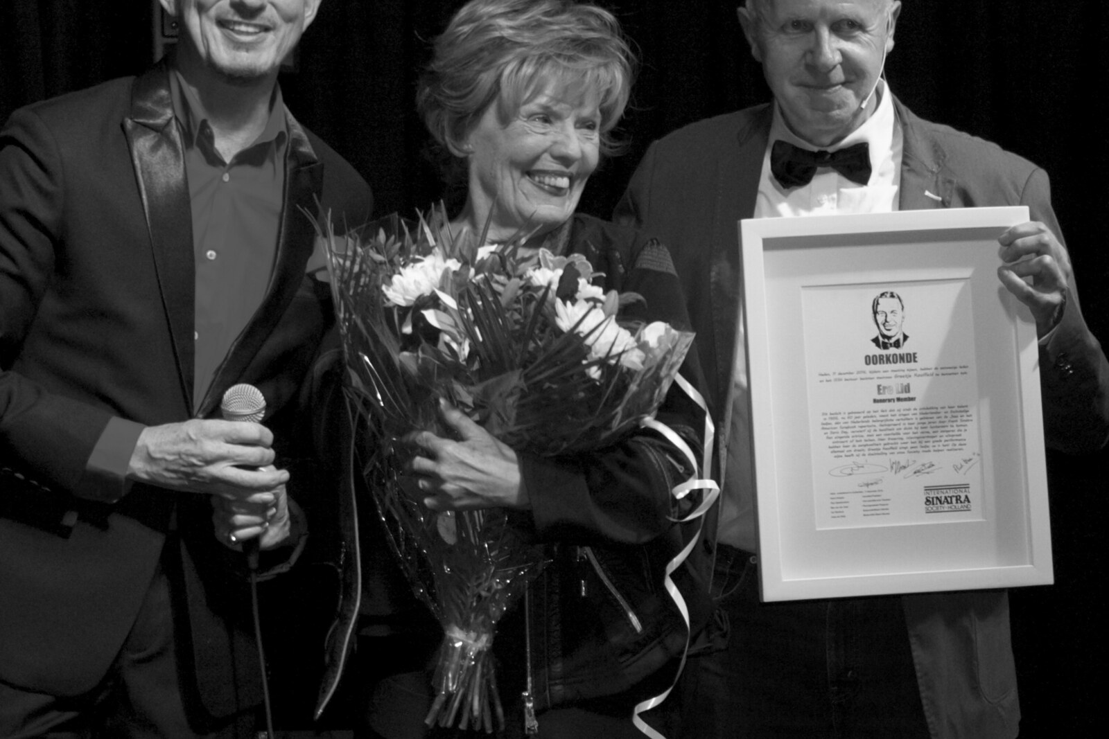 Greetje Kauffeld erelid van de Nederlandse Sinatra Society