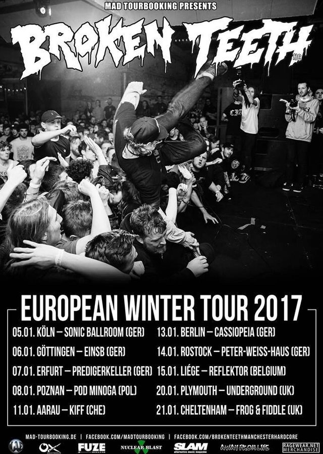 Broken Teeth HC announce European January tour