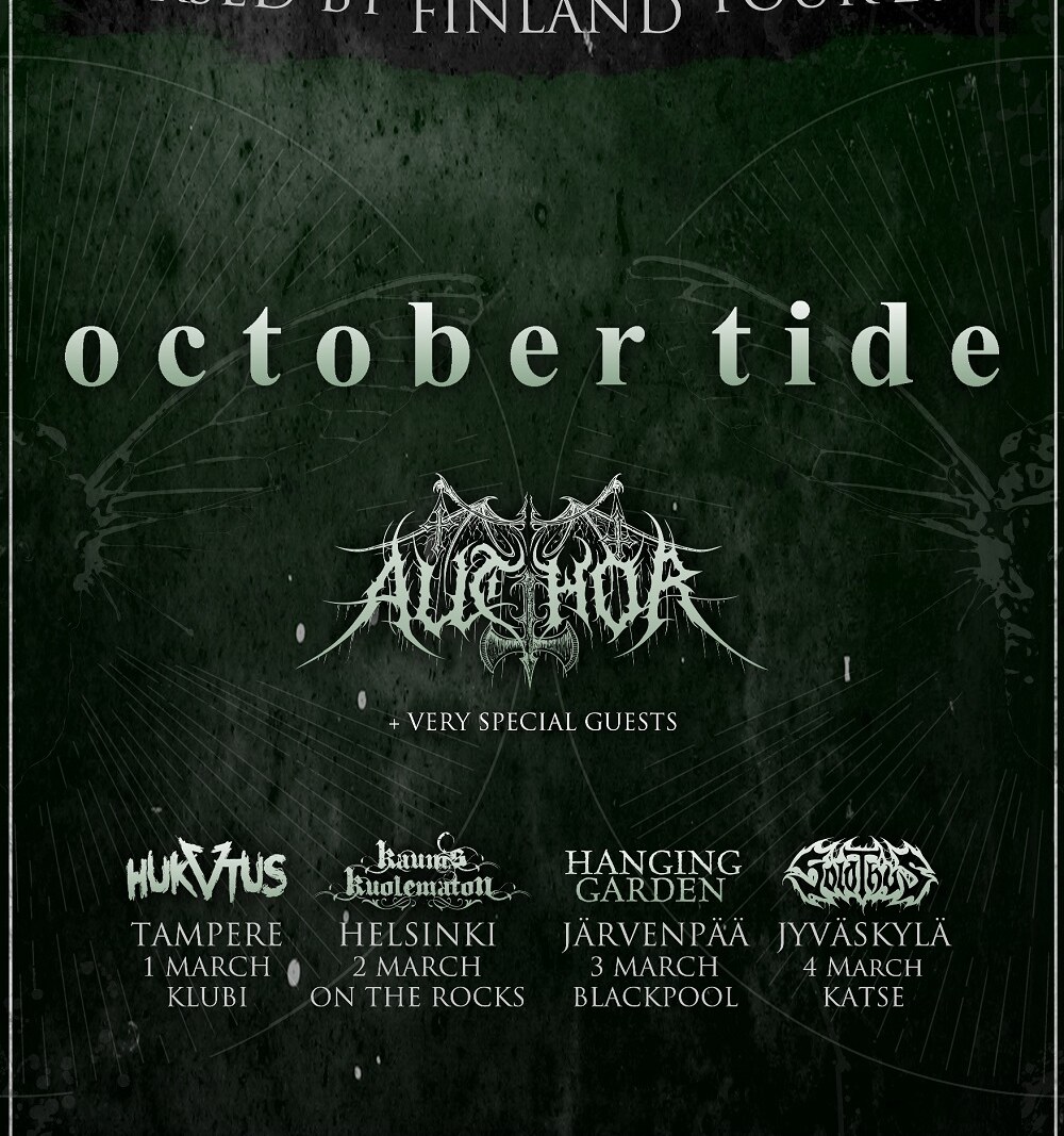 October Tide premiere music video for "Reckless Abandon"; announce Finnish tour