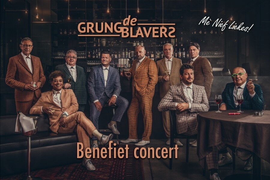 De Grungblavers spelen benefiet concert op 1 februari