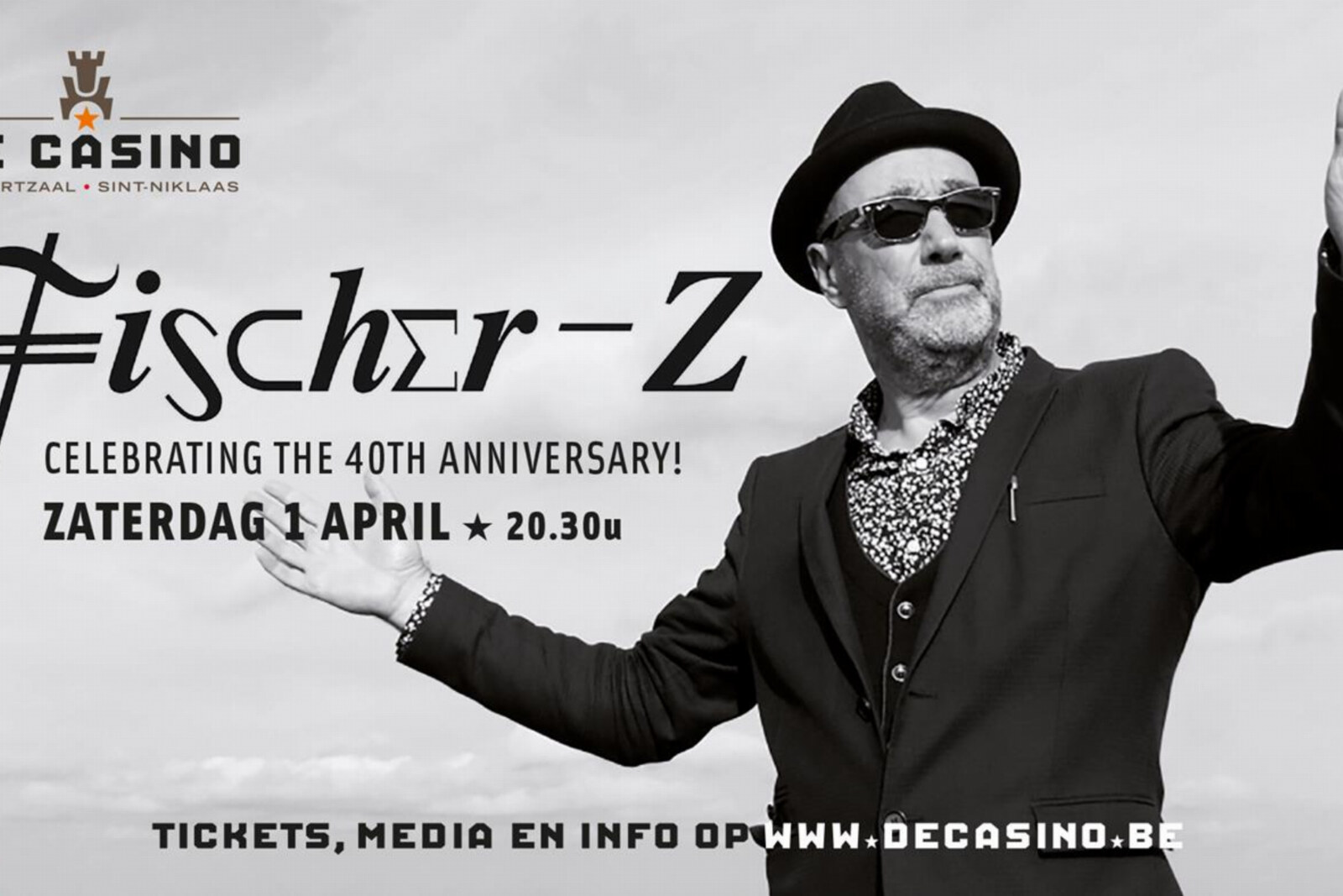Fisher-Z komt naar De Casino