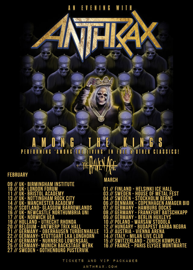Anthrax - Scott Ian inviting fans to their special headliner shows in Europe!