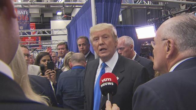 Eedaflegging Donald Trump live bij VTM