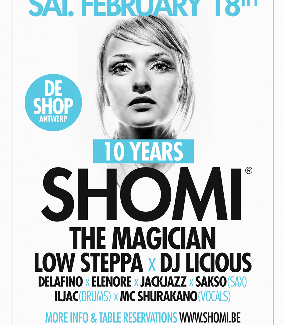 We vieren 10 jaar SHOMI. U toch ook? 