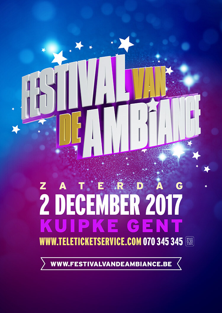 Festival van de Ambiance keert op 2 december voor de 7de keer terug naar ’t Kuipke Gent