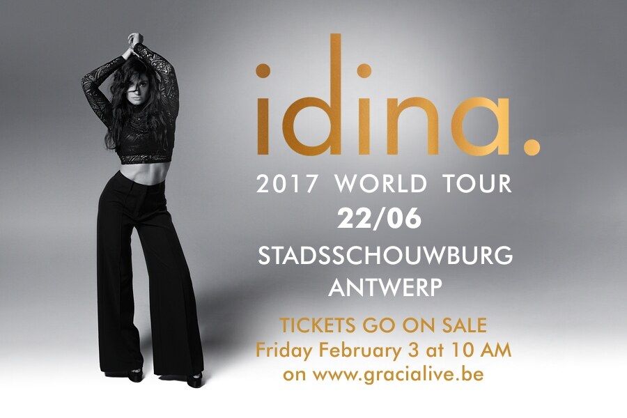 Idina Menzel op 22 juni in de Stadsschouwburg in Antwerpen