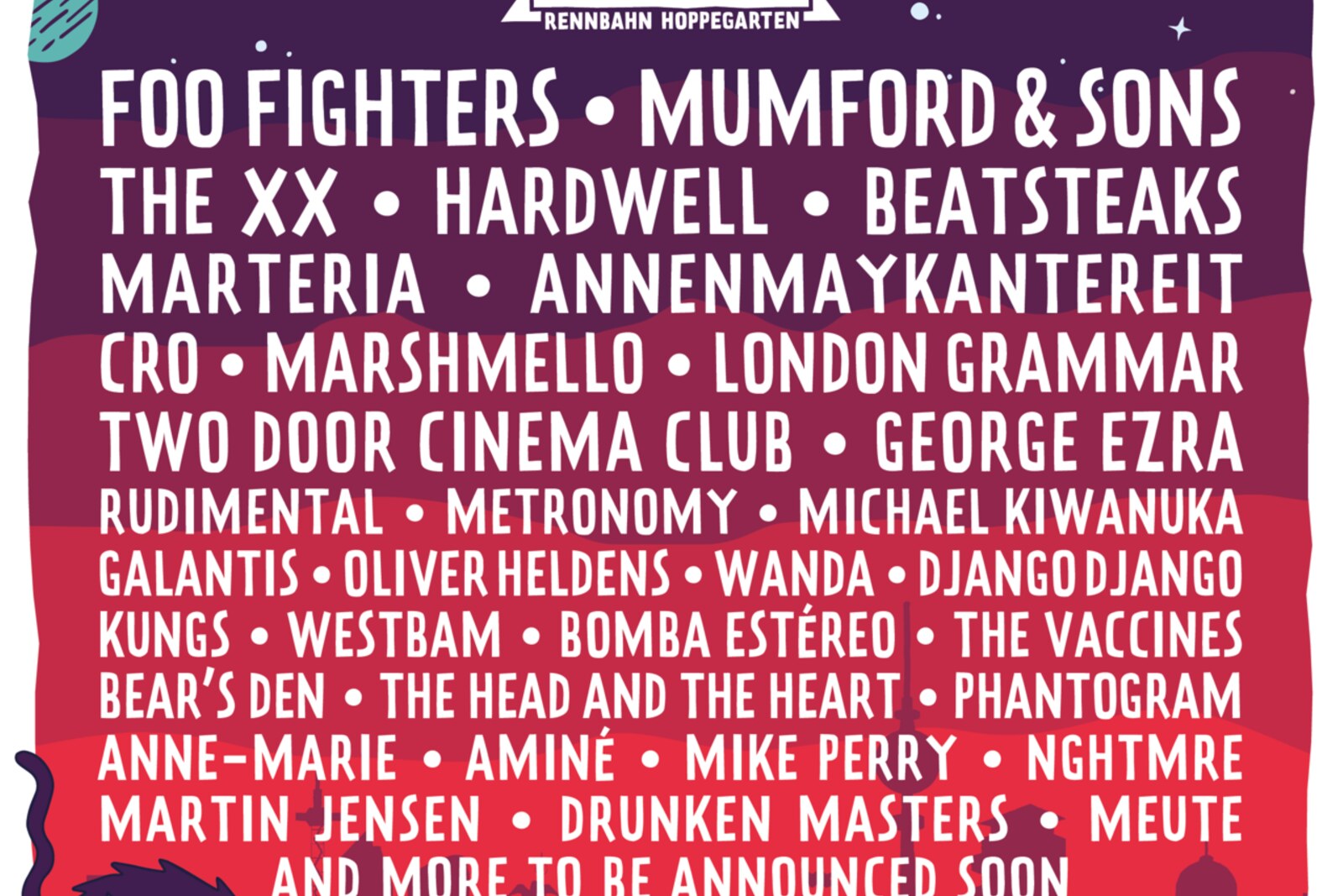 Foo Fighters, Mumford & Sons en The xx naar Lollapalooza Berlin
