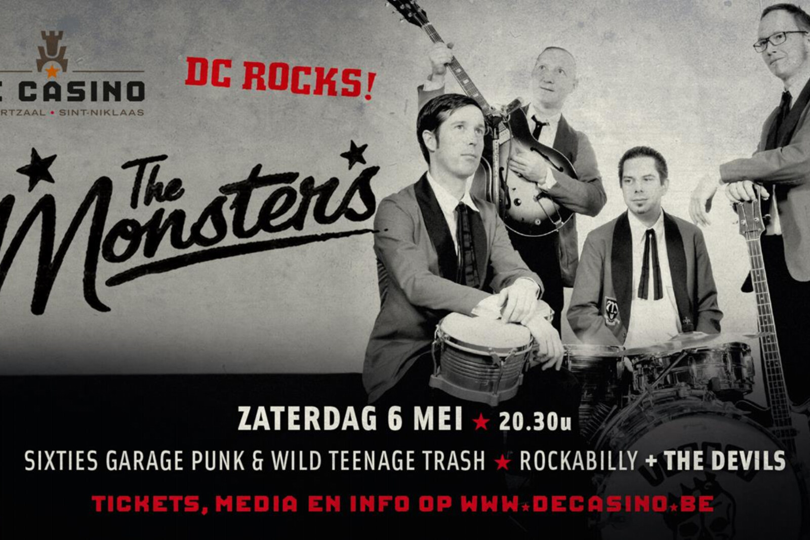  The Monsters & The Devils komen naar De Casino