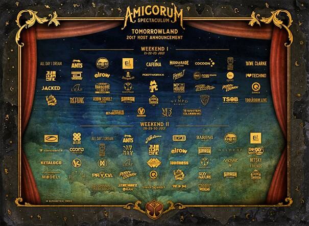 Oscar & The Wolf, Deadmau5, Fatboy Slim, Tiësto,  ... toegevoegd aan de line up van Tomorrowland 