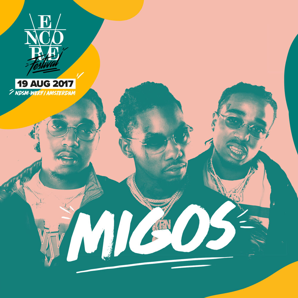 Encore Festival bevestigt MIGOS als eerste headliner