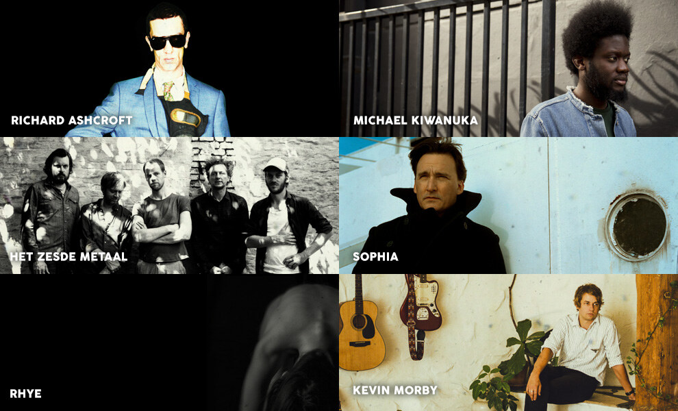 Nieuwe namen Cactusfestival: Richard Ashcroft, Michael Kiwanuka, Het Zesde Metaal, Sophia! Rhye, Kevin Morby!