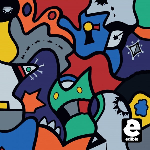 Waze and Odyssey - Down With Tha on Eats Everythings Edible label