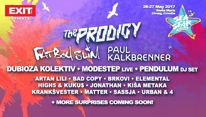 EXIT Team reveal new acts for Sea Star festival in Croatia
