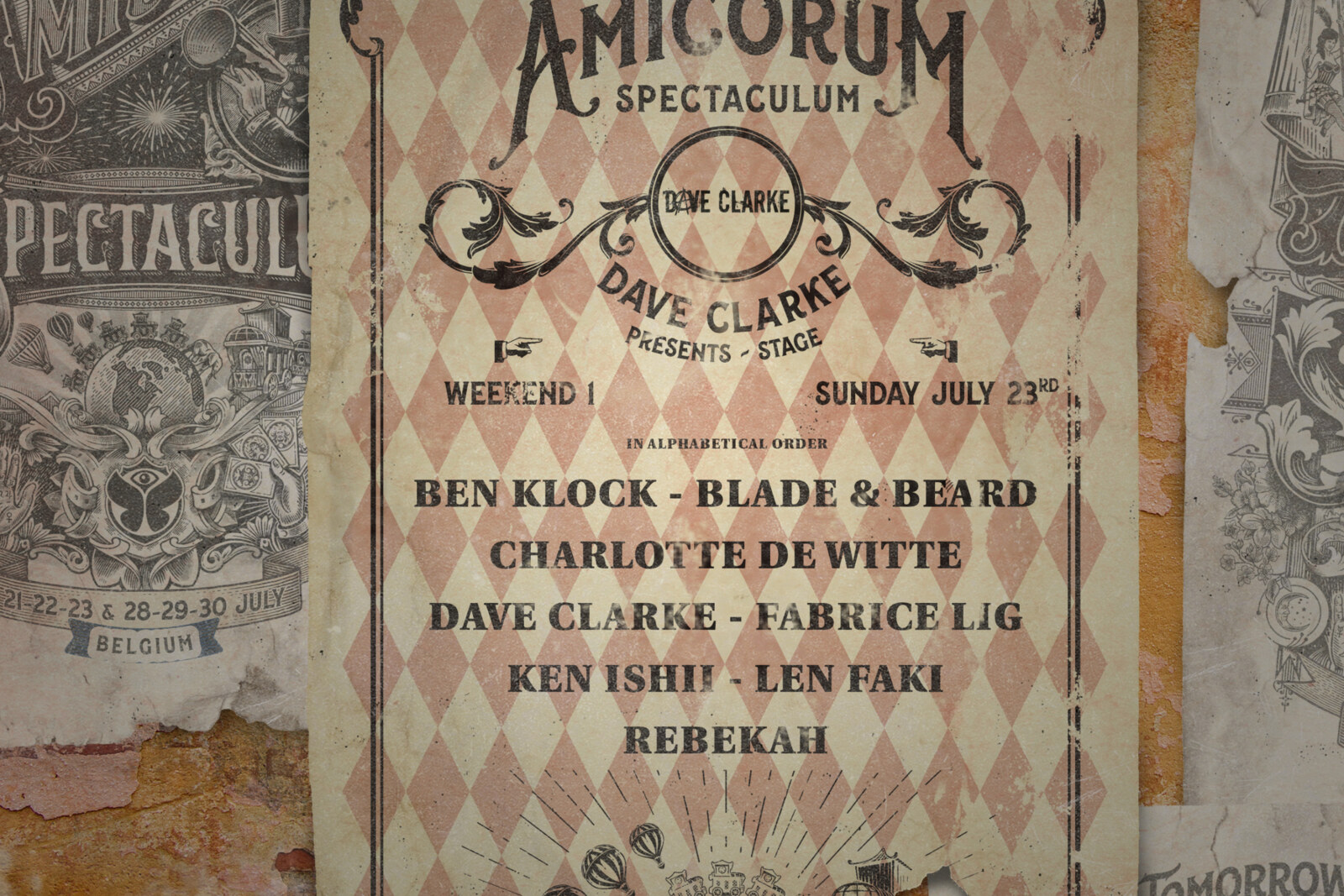 Final Lineup for Dave Clarke Stage at Tomorrowland