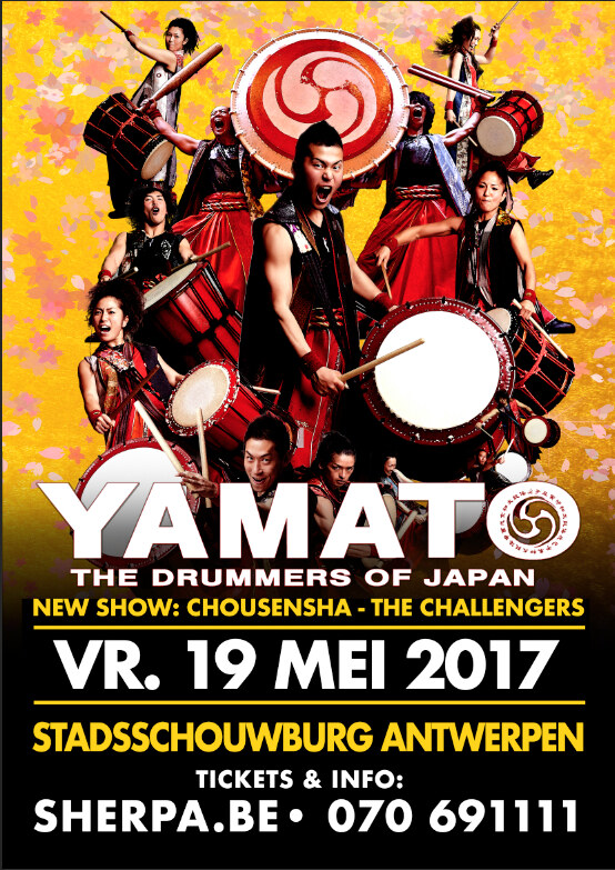 Sensationele Japanse drummers van Yamato brengen nieuwe spektakelshow in Antwerpen en Gent