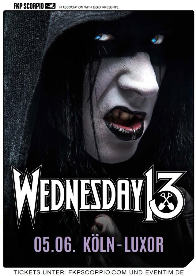 WEDNESDAY 13 - announce new European tour dates!