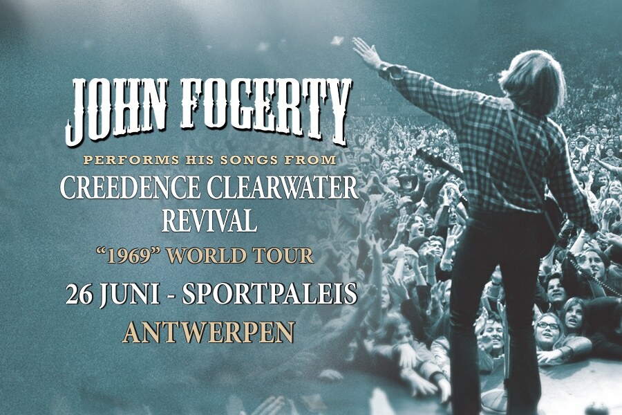 Concert van John Fogerty verhuist van de Lotto Arena naar het Sportpaleis 