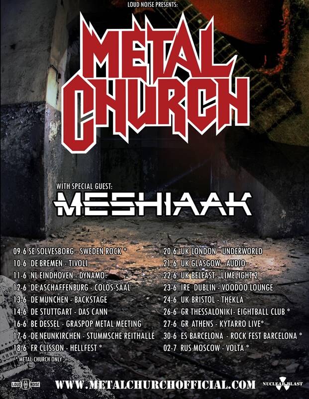 Meshiaak announce first ever tour