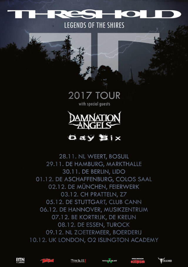 Threshold announce support acts for their upcoming tour!