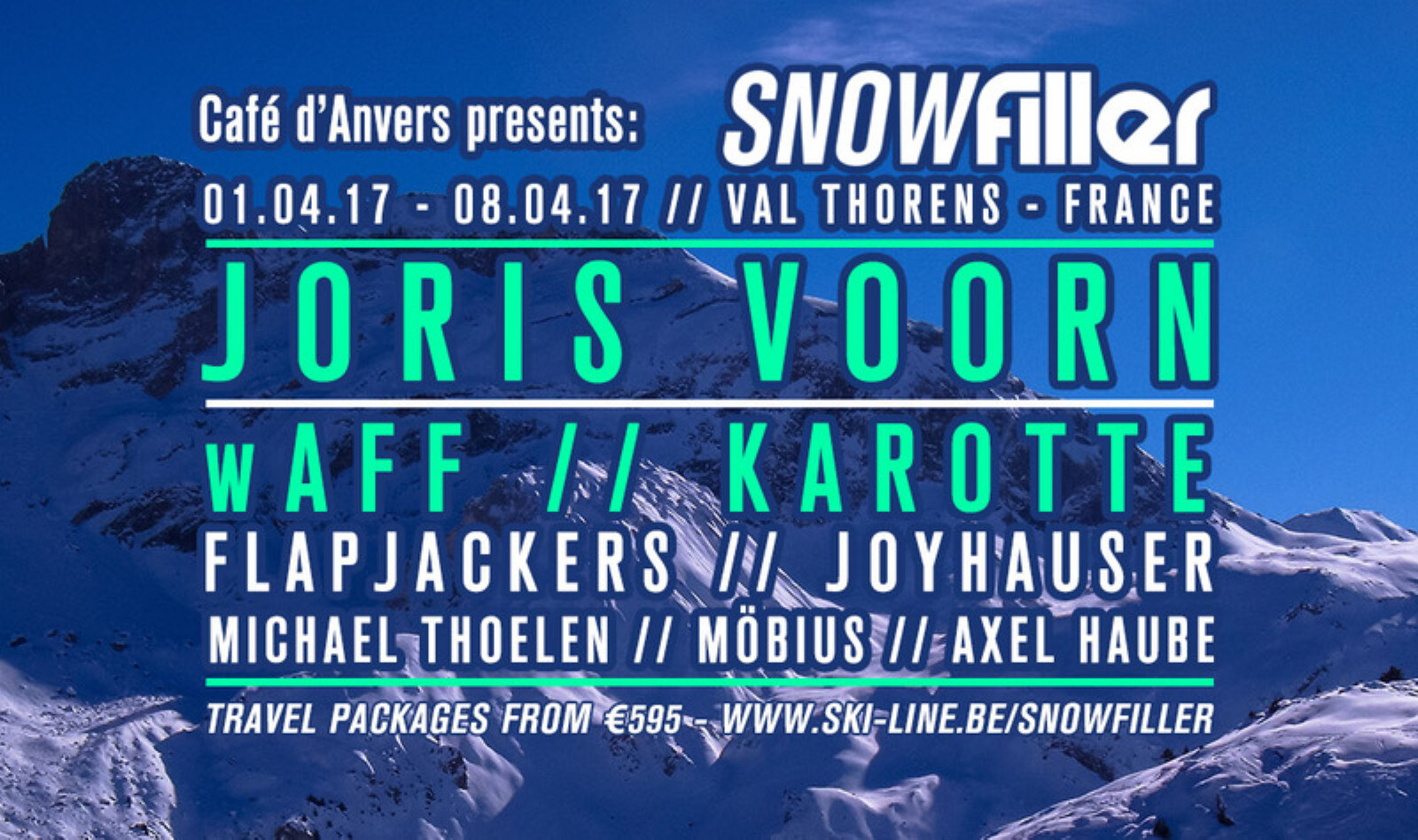 Café d'Anvers lanceert festival in de bergen