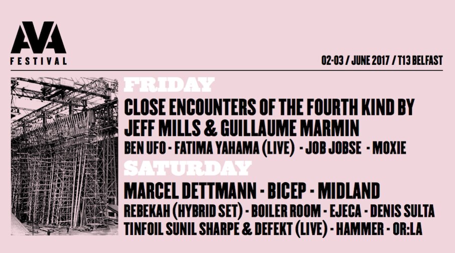 AVA Festival: Full line-up and day splits announced for Belfast’s pioneering electronic music festival 
