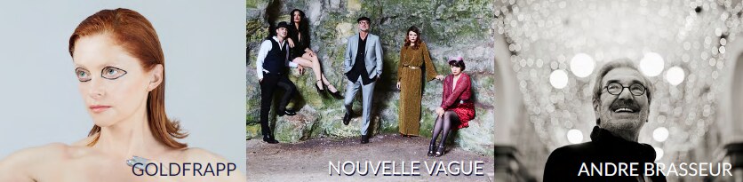 Brussels Summer Festival voegt twaalf nieuwe namen toe waaronder Goldfrapp, Nouvelle Vague, Andre Brasseur, Allez Allez