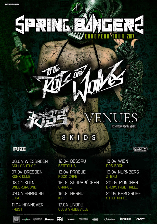 To The Rats And Wolves - European tour kicks off tomorrow!