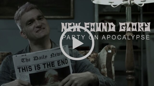 New Found Glory releases new song and video for "Party on apocalypse"
