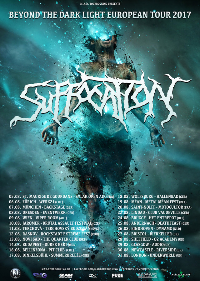 Suffocation to tour Europe in August!