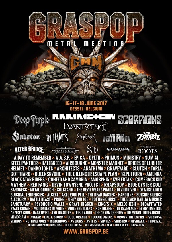 Graspop Metal Meeting krijgt bezoek van Belgische toppers en beste tribute- & coverbands