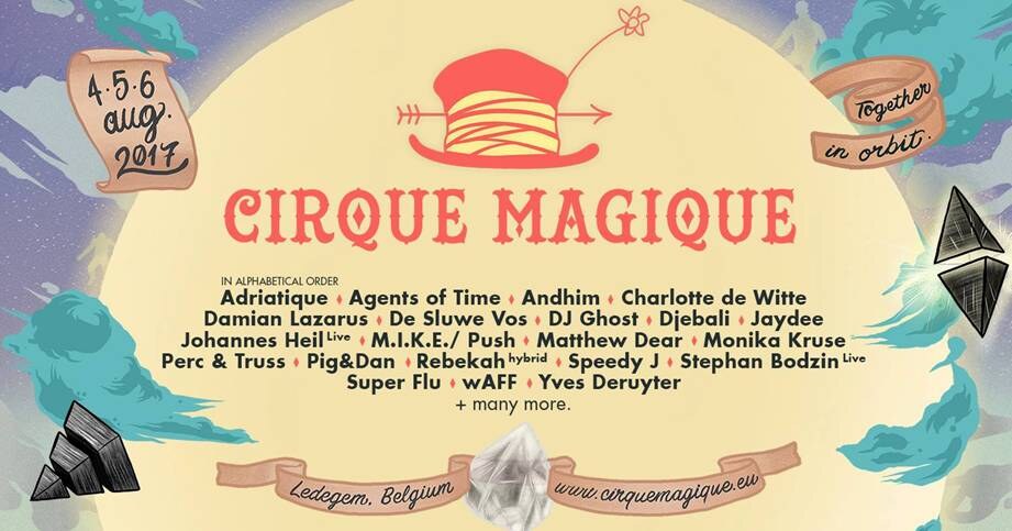 Cirque Magique Festival lost de volledige line-up !