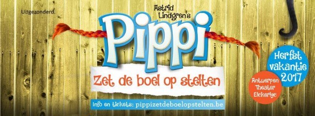 Free Souffriau wordt Pippi Langkous. 