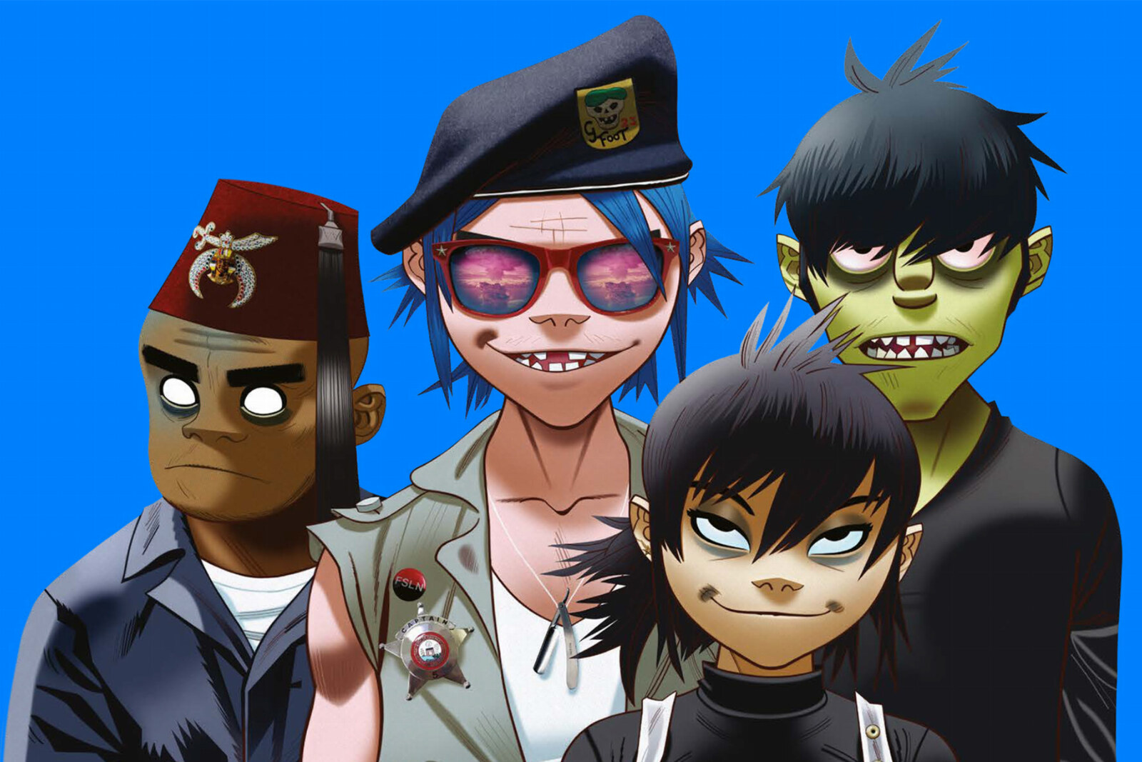Gorillaz op 21 november naar Amsterdamse Ziggo Dome