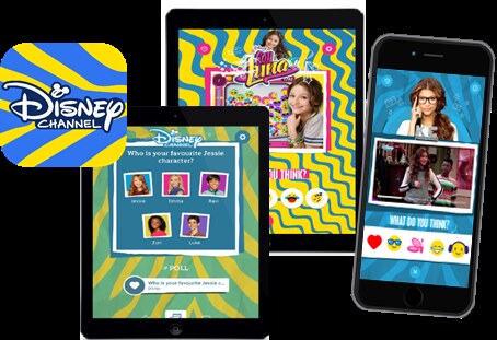 Disney Channel lanceert nieuwe app met nieuwtjes, spelletjes, gifs, video's over je favoriete series en talents vanaf nu in je achterzak