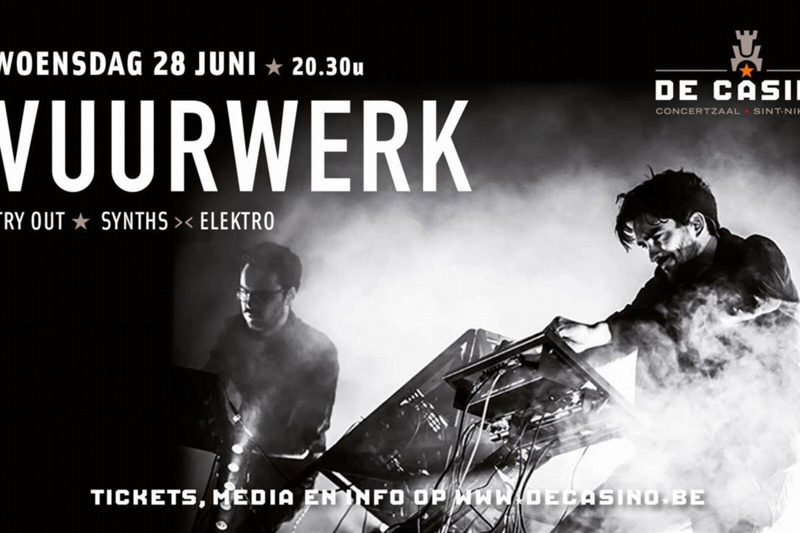 Vuurwerk speelt try-out in De Casino