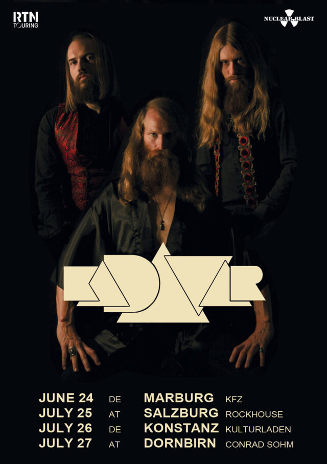Kadavar announce first European live shows for 2017