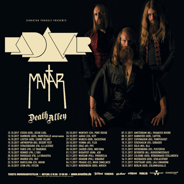 Mantar to tour with Kadavar