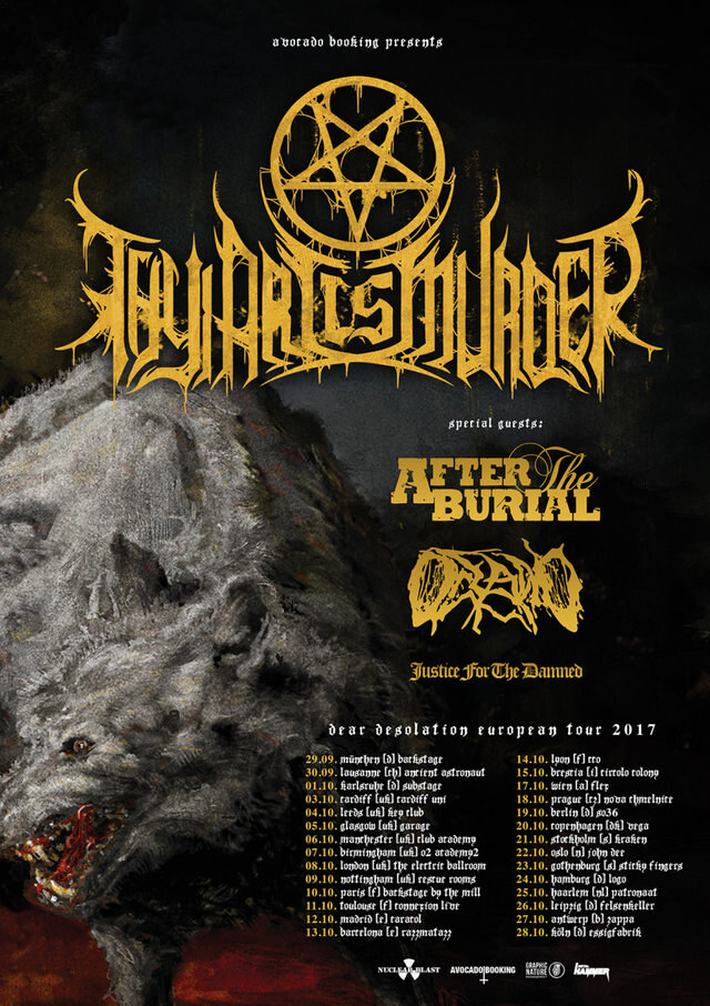 Thy Art Is Murder announce new album, European headlining tour in fall 2017