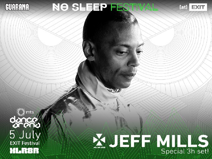Jeff Mills to headline special No Sleep line up on Day Zero at Exit Festival