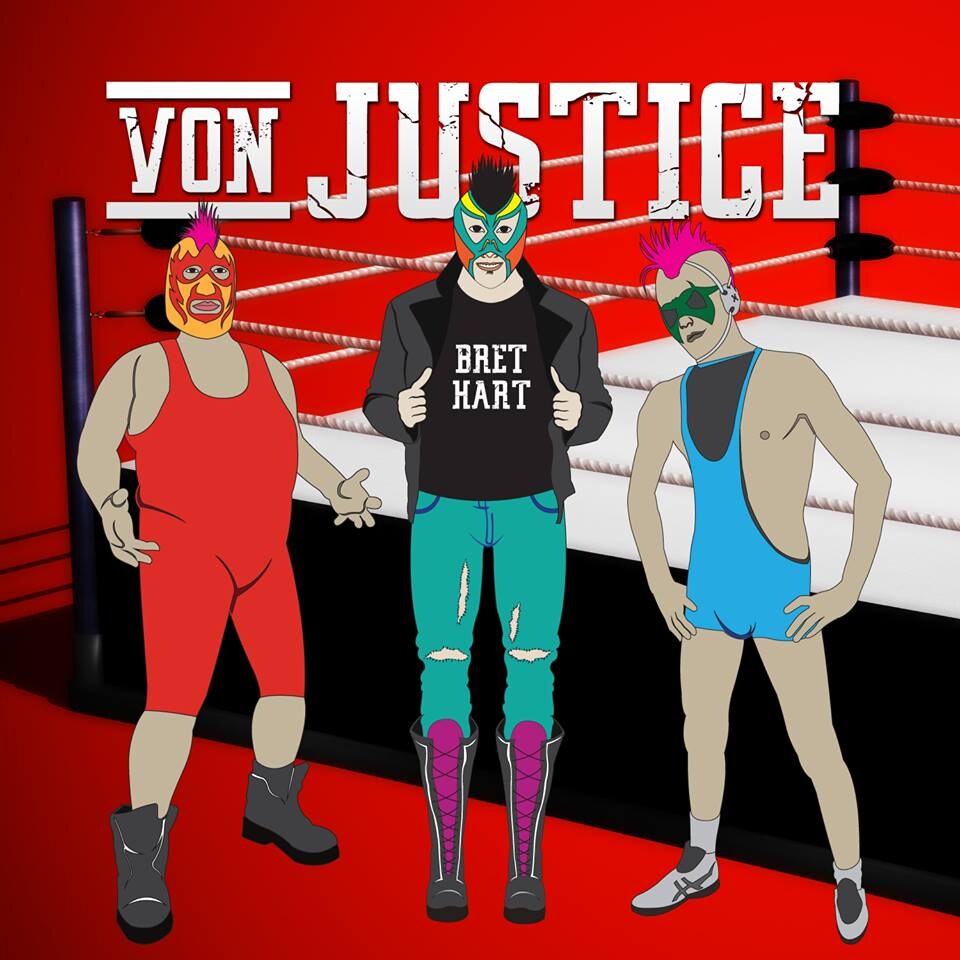 Wrestling-themed crossover outfit Von Justice publish lyric video for "Bret Hart"