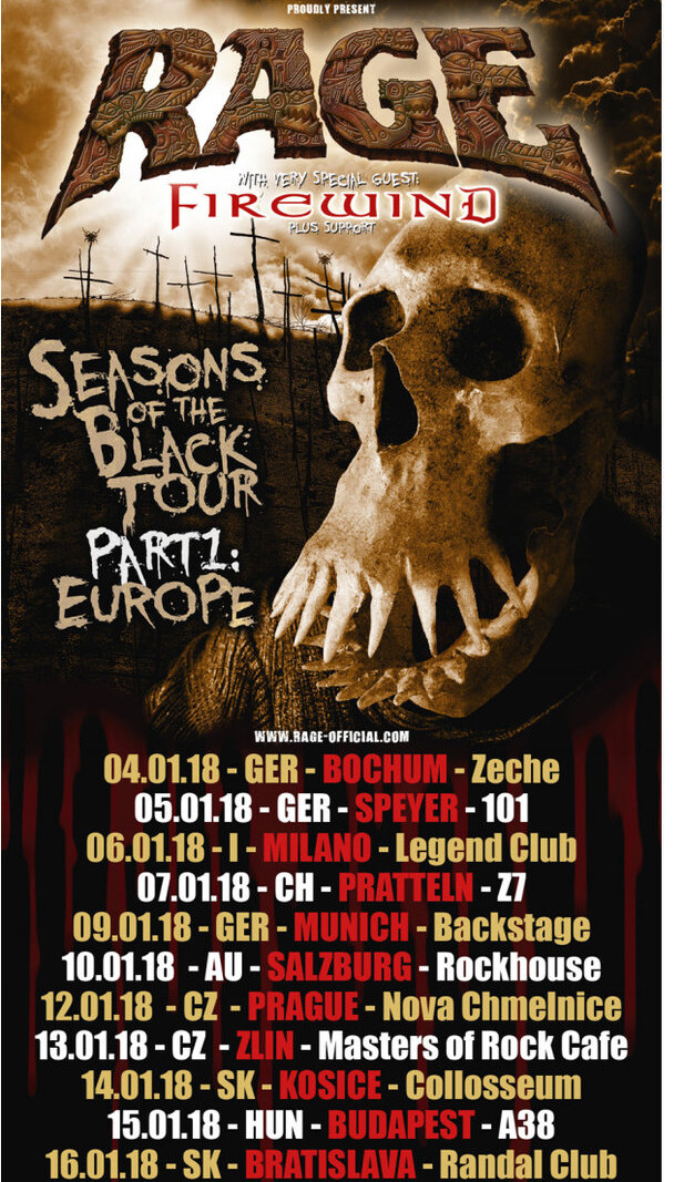 Rage announce European tour and reveal first album trailer!