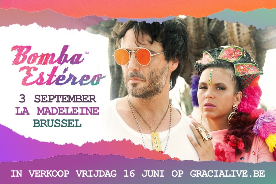 Bomba Estéreo op 3 september 2017 in La Madeleine Brussel