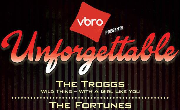 Unieke retroshow Unforgettable met onder andere The Troggs en The Fortunes