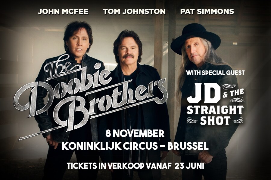 The Doobie Brothers op 8 november in het Koninklijk Circus te Brussel