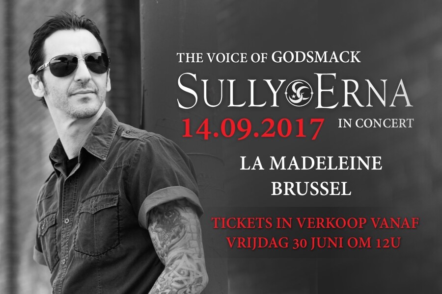 Sully Erna op 14 september 2017 in La Madeleine Brussel