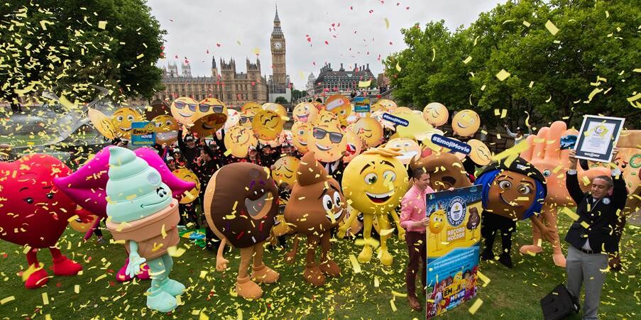 Een wereldrecord voor "De Emoji Film"